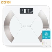 Hot ICOMON i31 Electronic Floor Scales Smart Bathroom Body Weight Scale Smart Fat Digital Weights Bluetooth Balance Connect 2024 - buy cheap