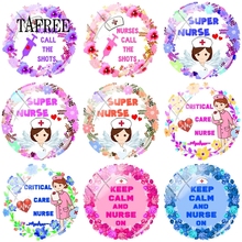 Tafree super enfermeira 25 mm diy, clipe arte imagem, cabochão de vidro, costas lisas, amuletos para chaveiro colar, jóias, achados 2024 - compre barato