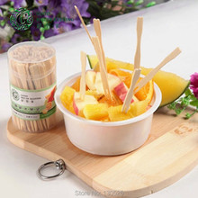 100 unids/set fruta Forks creativo de tenedor de postre desechables fruta Forks para fiesta vajilla cubiertos comida recoge herramientas de cocina 2024 - compra barato