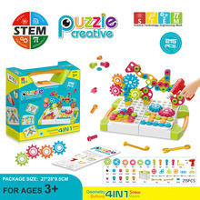 STEM Educational Toys For Children Electric Drill Screw Group Nut Disassembly Match Puzzle Toys DIY 3D Puzzle Brick Toolbox Sets 2024 - buy cheap