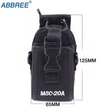ABREE MSC-20A Portable Walkie Talkie Nylon Case Holder Pouch Bag ForBaoFeng UV-5R BF-888S UV-82 UV-S9 Plus Two Way Radio 2024 - buy cheap