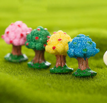 Apple Tree Figurine decoration fairy garden Moss Ornament miniature Cartoon Animal Food Statu resin craft Gift TNB065 2024 - buy cheap