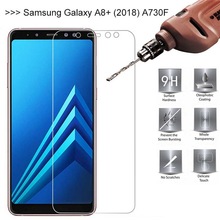 10 шт./лот закаленное стекло 9H Взрывозащищенная защитная пленка для экрана для Samsung Galaxy A8 Plus 2018 A730F SM-A730F 2024 - купить недорого