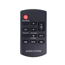 Mini controle remoto para panasonic, sistema de áudio com controle remoto bluetooth 2024 - compre barato