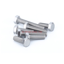 Parafusos Din933 tornillos de acero inoxidable tornillo de rosca completa Serie M4 M5x8/10/12/16/20/25/30/40/50/60 Mm perno hexagonal externo 316 2024 - compra barato