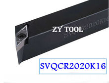 SVQCR2020K16 20*20 мм токарный станок для металла токарный станок ЧПУ токарные инструменты держатель внешнего токарного инструмента S-Type SVQCR 2024 - купить недорого