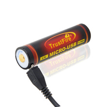 TrustFire Micro-USB 18650 3400mAh 12.58Wh литий-ионная аккумуляторная батарея (1 пара) 2024 - купить недорого