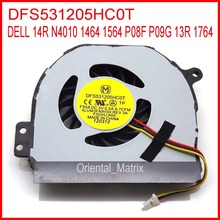 Free Shipping Original New DFS531205HC0T DC5V 0.5A For DELL 14R P08F P09G 13R 1764 N4010 1464 1564 Laptop CPU Cooler Cooling Fan 2024 - buy cheap
