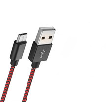 Мобильный кабель передачи данных телефона USB Быстрая зарядка для Apple Android c-тип нейлоновая плетеная линия быстрой зарядки 2024 - купить недорого