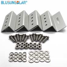 Bulsunsolar10-kit com painel solar, 100% peças, feito em alumínio, com montagem para teto de carvan 2024 - compre barato