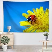 140X200CM Tapestry Ladybugs Tapestry Wall Hanging Tapestries Forest Tapestry Bedspread Yoga Mat Blanket Bed Table Cloth 2024 - buy cheap