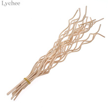 Lychee Life 20pcs Wavy Rattan Reed Fragrance Diffuser Replacement Refill Sticks Air Freshener Room Perfume Rattan Diffuser 2024 - buy cheap