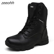 New Trend Outdoor Tactical Sport Men's Shoes Mens Waterproof Hiking Footwear Male Military Army Hunting Mountain Climbing Boots 2024 - buy cheap