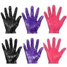 5-Finger Masturbation Gloves Erotic Massage Flirting Adult Sex Toy for Men Women HotAdult Sex Toy For Men Women  Sex Shop 2024 - buy cheap