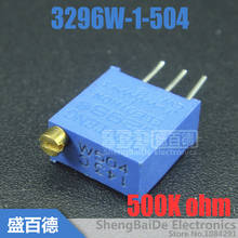 100 шт./лот 500K Ом 3296W-1-504 потенциометр триммер переменный резистор 2024 - купить недорого