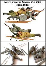 1/35 Resin Figures  Model Kit-C219 WW2 SOVIET .SOLDIERS.WINTER Unassembled unpainted 2024 - buy cheap