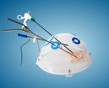 Simulador de cirugía laparoscópica panorámica, caja de entrenamiento transparente, buena 2024 - compra barato