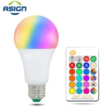 RGB LED Light Magic Bulb 220V 110V Lampada RGB Lamp 16 Colors Change Dimmable Smart Bulbs With Remote Control + Memory Function 2024 - buy cheap