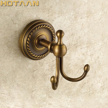 Free Shipping Antique Brass Color Brass Wall hooks& racks,Clothes hanger & Metal & Towel & coat&Robe hook.Bathroom Accessories 2024 - buy cheap