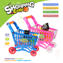 Mini carrinho de compras de supermercado de simulação, com carrinhos de cozinha para frutas, vegetais, brinquedos educativos para crianças 2024 - compre barato