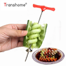 Transhome-rebanador Manual de verduras en espiral, herramientas de tallado, cortador para ensalada, pepino, zanahorias y patatas, accesorios de cocina 2024 - compra barato