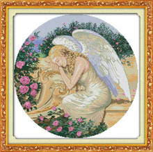 Sleeping angel Printed on Canvas DMC Counted Chinese Cross Stitch Kits printed Cross-stitch set Embroidery Needlework 2024 - buy cheap