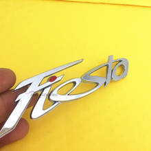 Fiesta ABS пластик авто задний багажник номер/письмо логотип значок эмблема наклейка для автомобиля Стайлинг авто аксессуары наклейка сбоку 2024 - купить недорого