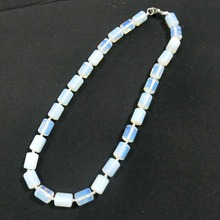 3pcs Bohemian Jewelry Natural Crystal Stone Rose Quartzs Opalite Columns Stone Matching Necklaces Women Beaded Necklace Free 2024 - buy cheap