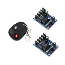 Sistema de controle remoto sem fio, interruptor de alta tensão 12v a 48v dc, transmissor receptor 1ch 40a