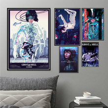 Hot Ghost In The Shell Fight Police Japan Anime Poster And Prints Art Paintings Canvas Wall Pictures For Living Room Home Decor 2024 - buy cheap