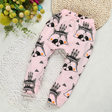 Pantalones de algodón con dibujos de animales para bebé, pantalón con estampado, informal, BP121 2024 - compra barato