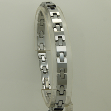 lady 6mm width geometrical facet link  classic hi-tech scratch proof tungsten bracelet 2024 - buy cheap