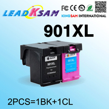 2pcs 901XL Ink Cartridge CC654AN CC656AN compatible For hp901 Officejet J4500 4540 4550 J4580 J4640 J4680 Printers 2024 - buy cheap