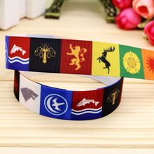 7/8'' Free shipping printed grosgrain ribbon hair bow headwear party decoration wholesale OEM 22mm H5220 2024 - buy cheap