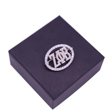 Metal alloy inlaid pearl college society zpb label greek letter zeta phi beta brooches sorority fraternity siterhood jewelry 2024 - buy cheap