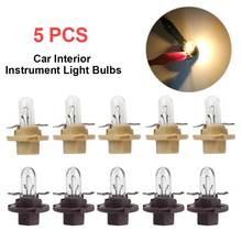 5Pcs T5 LED 12V Car Auto Interior Instrument Light Bulbs Dashboard Lamps Car Auto Side Wedge Light Lamp Bulb High Quality Light 2024 - buy cheap
