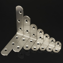 2pcs/lot 20mm/25mm/30mm/40mm stainless steel angle bracket L shape satin finish frame board support 2024 - buy cheap