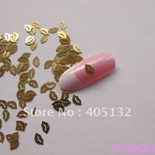 Approx. 1000pcs/bag Metal Gold Lip Design Non-adhesive Hard Metal Slices Nail Art Decoration MS-81 2024 - buy cheap