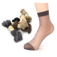 10 пар шелковых прозрачных носков, женские летние эластичные носки, ультратонкие дышащие носки, женские Мягкие сетчатые носки до щиколотки, Skarpetki 2024 - купить недорого