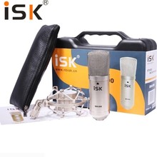 Micrófono de condensador ISK BM800, micrófono de grabación profesional con montaje de choque y funda de transporte, para grabación personal 2024 - compra barato