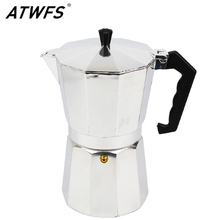 ATWFS High Quality Espresso Coffee Pots 3/6/9/12 Cups Aluminum Moka Pot Coffee Maker Moka Espresso Cup 2024 - buy cheap