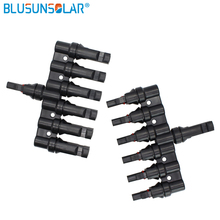 10 Pairs Waterproof IP67 1 to 6 Solar  Solar Branch Connector Parallel Splitter Y Adapter Multi Connection for PV System TF0170 2024 - buy cheap