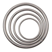 60mm-120mm Diameters Stainless Steel Welded O round Rings welding loop for fishing tackle Marine Boat Yoga Hanging Rings 2024 - buy cheap