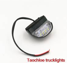 1x 12V 24V 4led  LED License Plate Light Rear Tail Number Lamp Bulbs UTE Boat Trailer Truck Lorry Caravan 2024 - buy cheap