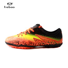 TIEBAO профессиональные футбольные ботинки TF футбольная обувь Chuteira Futebol для родителей и детей, кроссовки для мужчин, футбольная обувь, европейский размер 31-45 2024 - купить недорого