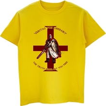 Nueva moda camiseta Caballero templario la verdad T camisa de los hombres Camiseta de manga corta de algodón Hip Hop camisetas altas Harajuku 2024 - compra barato