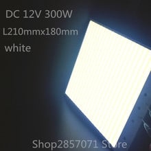 Ультраяркая белая светодиодная лента COB 300 Вт 12 В, чип источника света для автомобиля, большой размер L210 мм x мм, проект освещения мА для самостоятельной сборки 2024 - купить недорого