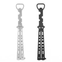 1PC Stainless Steel Folding Beer Bottle Opener Butterfly Home Bar Trainer Knife Metal Practice Tools Beer Bar Supplies 2024 - buy cheap