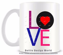 LOVE funny novelty travel mug Ceramic white coffee tea milk mug cup Custom Personalized Mothers day Birthday Easter gifts 11oz 2024 - buy cheap