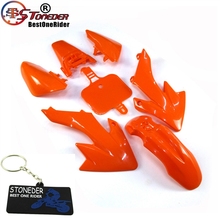 STONEDER Orange Fairing Plastic Fender Kit For 50cc 70cc 90cc 110cc 125cc 140cc 150cc 160cc CRF50 XR50 Braaap SDG GPX DHZ Stomp 2024 - buy cheap